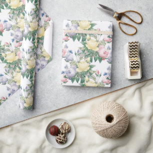 Rose-Wrapping-Papier Geschenkpapier