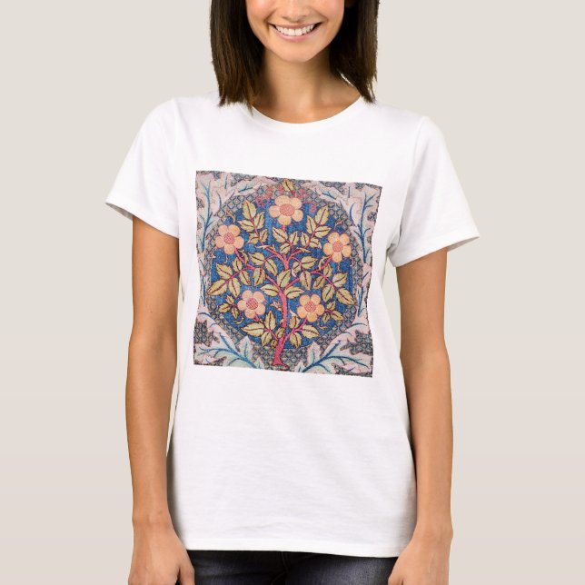 Rose Wreath, William Morris T-Shirt (Vorderseite)