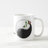Rose Yin Yang Tasse