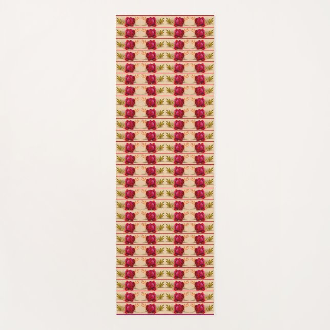 Rose Yogamatte (Vorderseite)