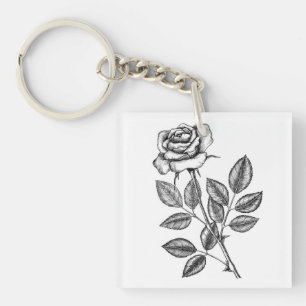 ROSE ZEICHN 2 SCHLÜSSELANHÄNGER