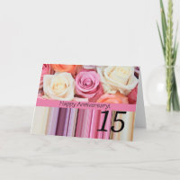 Rose zum 15. Jahrestag