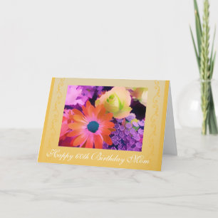 Rose zum 60. Geburtstag der Mama Karte