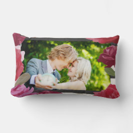 Rose zum Hochzeitstag, Streifen, kundenspezifische Lendenkissen