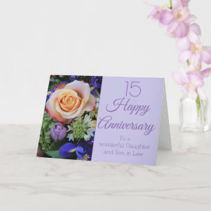 Rose zum Hochzeitstag vollständig anpassbar Karte