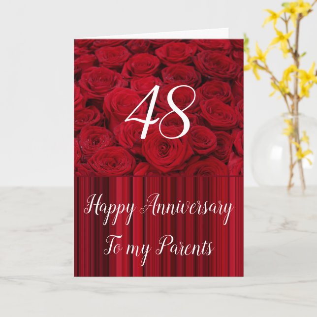 Rose zum Hochzeitstag vollständig anpassbar Karte (Gelbe Blume)