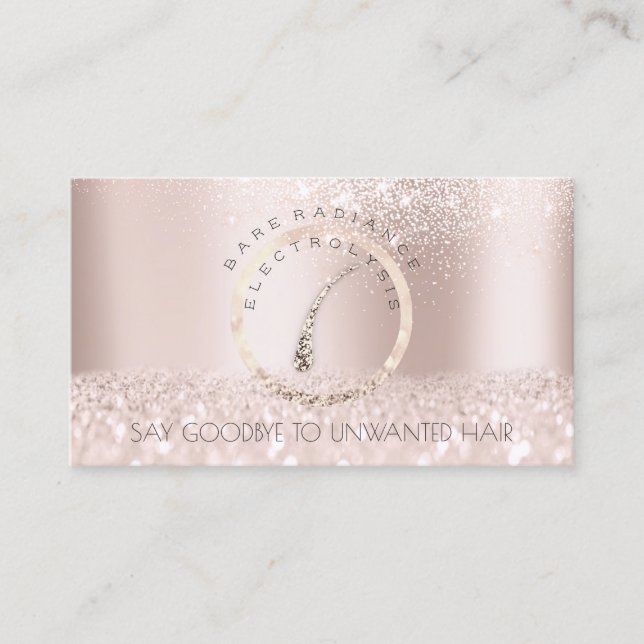 Rose zur Entfernung der Elektrolyse Terminkarte (Vorderseite)