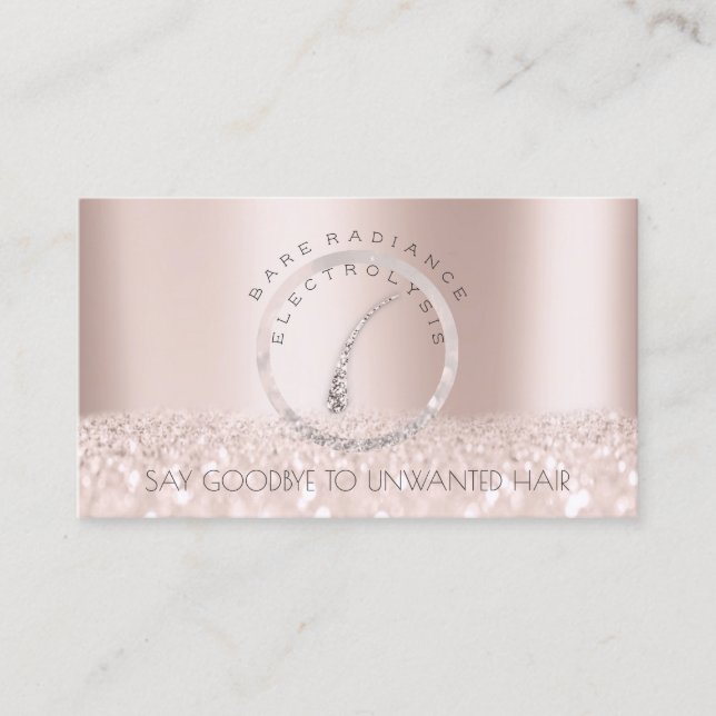 Rose zur Entfernung der Elektrolyse Terminkarte (Vorderseite)