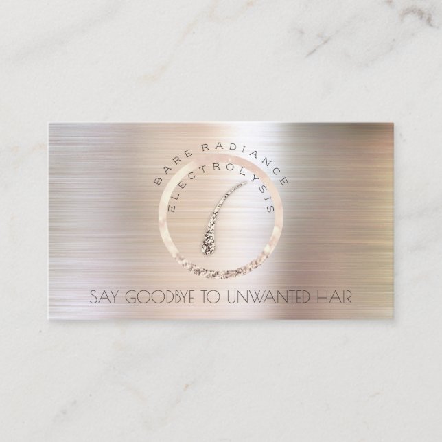 Rose zur Entfernung der Elektrolyse Terminkarte (Vorderseite)