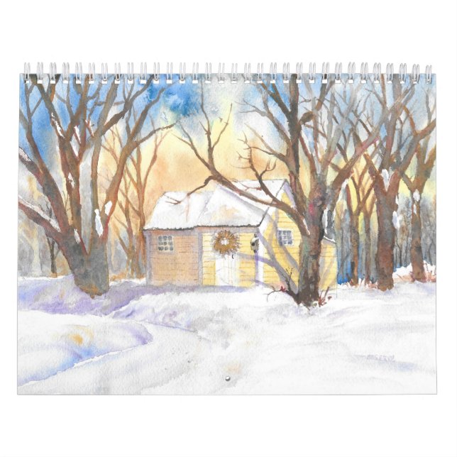 Roseann Meserve Watercolor Artist 2021 Kalender (Titelbild)