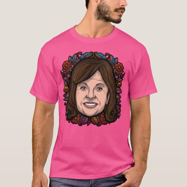 Roseanne Barr (Flower) T-Shirt (Vorderseite)