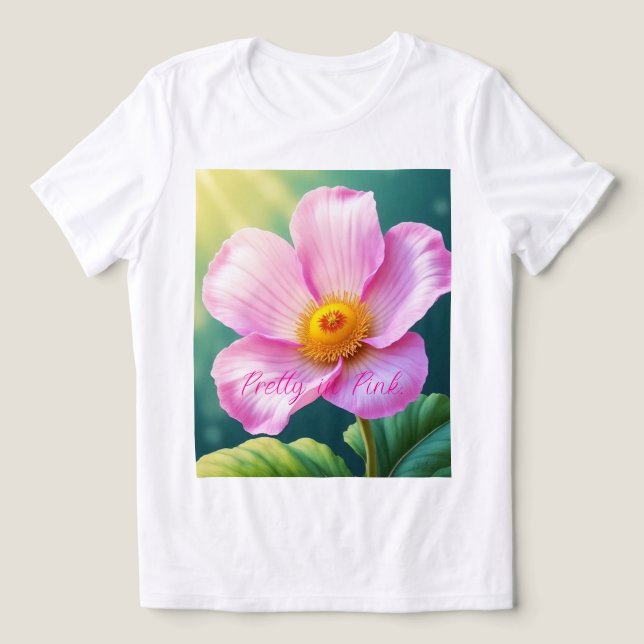 Roseate Blush Tri-Blend Shirt (Design Vorderseite)