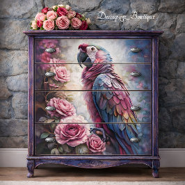 Roseate Majesty Decoupage Seidenpapier