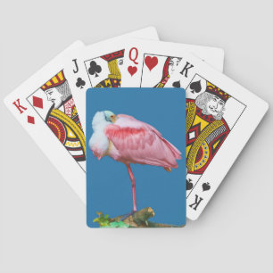 Roseate Spoonbill Bird Playing Cards Spielkarten