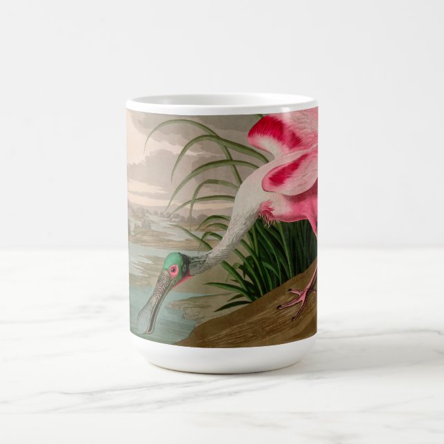 Roseate Spoonbill Birds of America Audubon Print Kaffeetasse (Mittel)