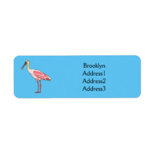 Roseate-Spoonbill-Cartoon