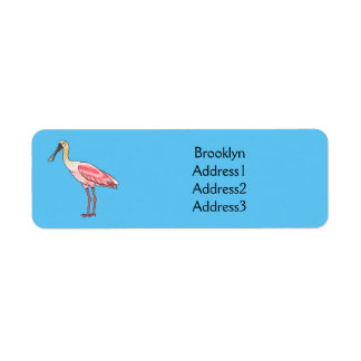 Roseate-Spoonbill-Cartoon