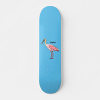 Roseate-Spoonbill-Cartoon 
