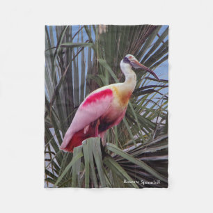 Roseate Spoonbill Fleecedecke