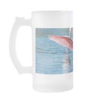 Roseate Spoonbill Mattiert 16 oz Mattierte Glass-T