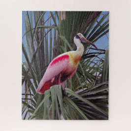 Roseate-Spoonbill-Puzzle Puzzle