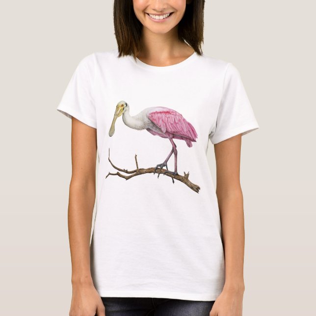 Roseate Spoonbill T - Shirt (Vorderseite)