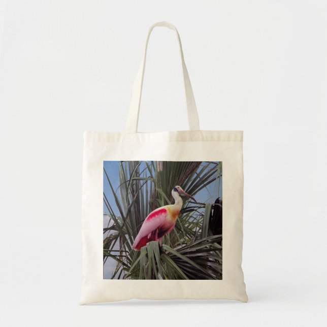 Roseate Spoonbill Totbeutel Tragetasche (Vorne)