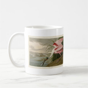 Roseate Spoonbill von Audubons Vögeln Amerikas Kaffeetasse