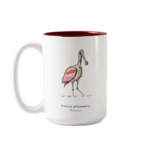 Roseate Spoonbill Zwei-Tone-Kaffee-Tasse