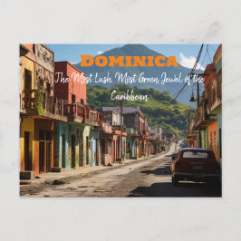 ROSEAU DOMINICA, DOMINICA DIE NATURINSEL POSTKARTE