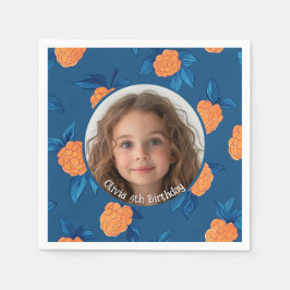 Roseberry Custom Foto und Name Paper Plate Serviette