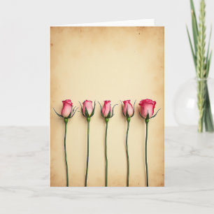 Rosebud Geburtstagskunstkarte Karte