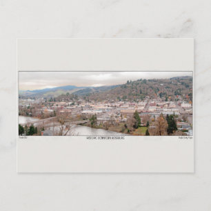 Roseburg Downtown and S Umpqua Postkarte