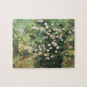 Rosebush in Blossom von Vincent van Gogh Puzzle