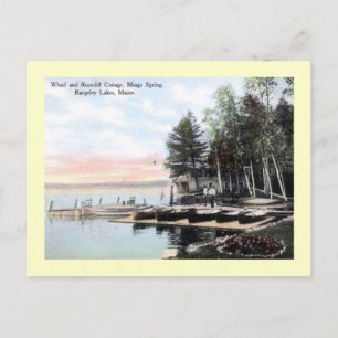 Rosecliff Cottage, Rangeley-Seen, Maine Vintage Postkarte