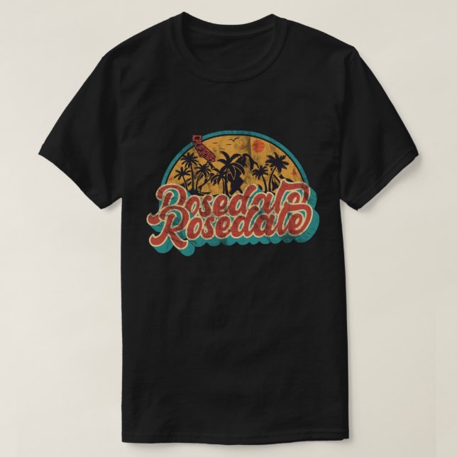 Rosedale, T - Shirt Kalifornien (Design vorne)