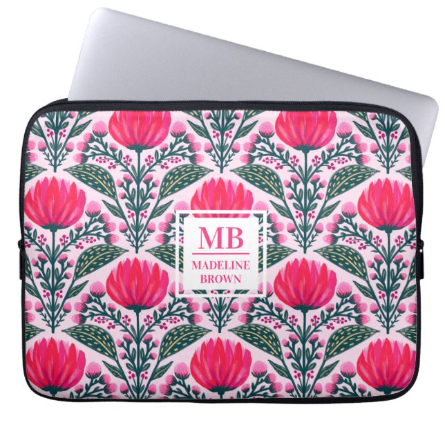 Rosefield Dreams Laptopschutzhülle (Vorderseite)