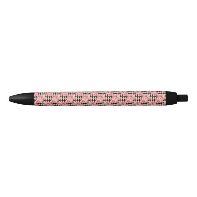 Roségold-Blumenstift Kugelschreiber (Vorderseite)
