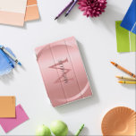 Rosegold Elegante Mit Monogramm moderne Vorlage iPad Mini Hülle<br><div class="desc">Rosegold Elegant Mit Monogramm moderne Vorlage iPad Smart Cover.</div>