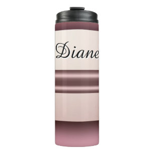 Roségold Glitter-Tropf Custom-Name Thermosbecher