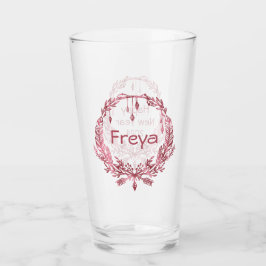 Rosegold Name & Happy New Year Pint Glass Glas