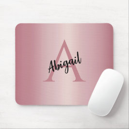 Roségold personalisiert mousepad
