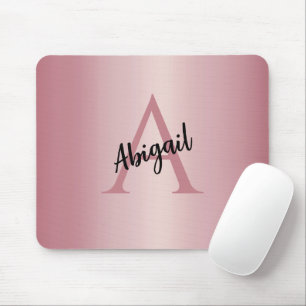 Roségold personalisiert mousepad