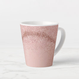 Roségold-Rosa-Glitter-Latte-Mug Milchtasse