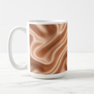 Roségold-Satin-Seide-Abstract-Luxus-Muster Kaffeetasse