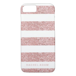 RoseGold Striped Telefon-Kasten Case-Mate iPhone Hülle
