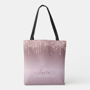 Roségold-Tropfen mit Logo