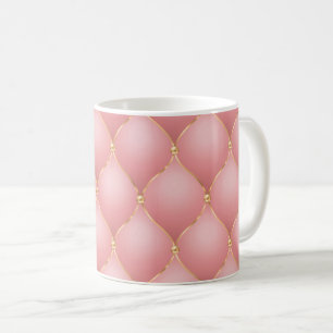Roségold-Tufting-Kaffeetasse Kaffeetasse