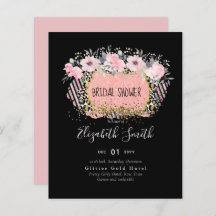 Rosegold WEDDING Girly Pink Glitzer Glam