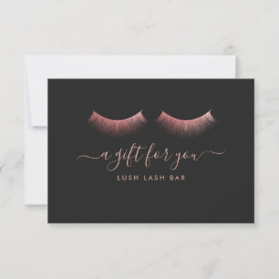 Roségold-Wimpern   Geschenkgutschein